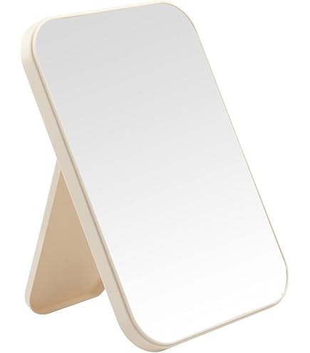 Specchio Da Trucco Portatile Zcooooool - Specchio HD Pieghevole Con Supporto Regolabile, 25.5x18 Cm - Foto 3