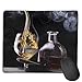 Produktbild Mouse Pad Art Whisky Wine Image Rectangle Rubber Mousepad 8.66 X 7.09 Inch Gaming Mouse Pad with Black Lock Edge