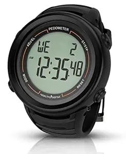 Health Sense PD-102 Smart 3D Pedometer Watch (Black)