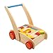 Wooden Trundle Truck - Training Walker with toy blocks