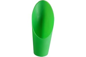 AISOWAY Charnue Plante Sol Pelle En Plastique Spade Pelle Seau Scoop Culture En Pot Cylindre Coloré Sol Pelle Succulent Plantation Coupe Empotage Pour Les Maisons Et Le Jardinage (Vert)