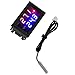 Price comparison product image Digital Display Adjustable Microcomputer Electronic Thermostat Intelligent Temperature Controller Switch with NTC Waterproof Sensor Probe(24V)