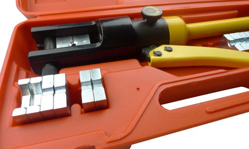 vidaXL Hydraulische Presszange Zange 10 bis 300 mm² Kabelschuhe Zange - 2