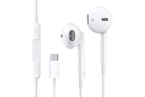 SOUTHWIRE USB C Type C Headphones, 5 Years Warranty, USB-C Earbuds for iPhone 15 Pro Max Plus Samsung Galaxy S23 Ultra S22 S21 FE S20 Z Flip 3 Fold 4 A53 A54, USB Type C Earphones for iPad Pro Pixel 6 6a