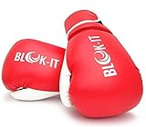 Boxing Gloves by Blok-IT - Pro Boxing Gloves With The Easy On/Easy Off Velcro Strap