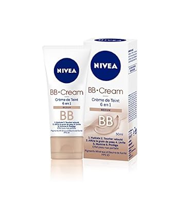 Nivea BB Cream Crème de teint 6en1 Medium 50 ml - Lot de 2