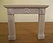 Price comparison product image Dolls House Miniature 1:12th Scale Marble Fireplace Surround