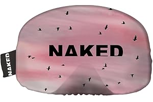 NAKED Optics Pokrowiec ochronny na okulary narciarskie, pokrowiec ochronny z mikrofibry, pokrowiec ochronny na gogle, ochrona przed zarysowaniem, pokrowiec ochronny na gogle, rozmiar uniwersalny,