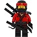 Produktbild LEGO Ninjago Minifigur Kai mit abnehmbarer geteilter Maske incl. 3 GALAXYARMS Waffen