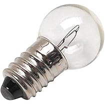 Lampadine Bici Vintage 6V - Set Anteriore 2.4W + Posteriore 0.6W - Attacco E10 Per Dinamo - Stile Retrò