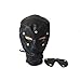 Produktbild Bantie Full Face Abdeckung Kostüm Party Leder Gimp Spielzeug Kopf Maske Harness Hood Paar Flirten Spielzeug Maske Bondage Fetisch Halloween