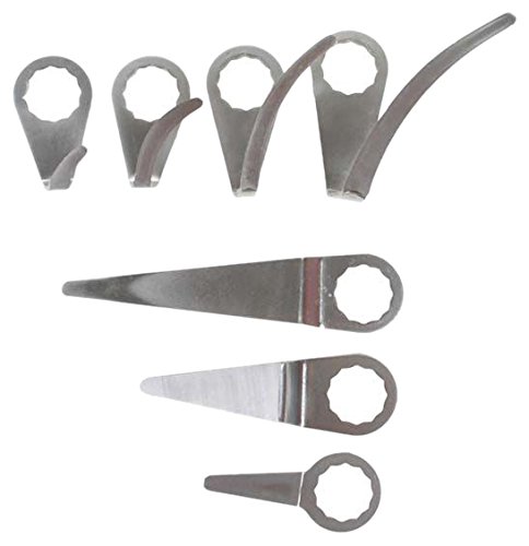 BGS Schneidmesserset für Druckluft-Ausglaser, 7-teilig, 1 Stück, 3256