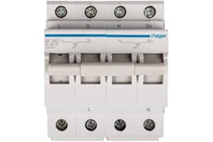 Interruptor inversor – 2 polos – 63a – i / 0 / ii – Hager Sf263