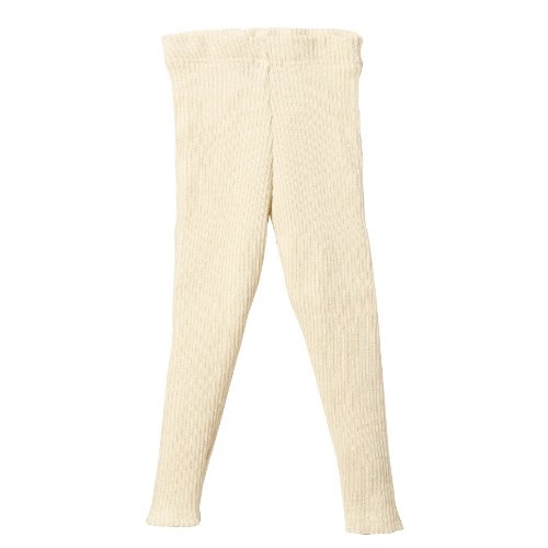 Disana Knitted Baby Leggings/Trousers in Organic Merino Wool Natural 62/68 3-6m