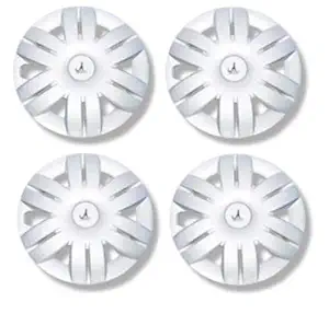 Auto Spare World Wheel Cap Silver Colour Compatible Maruti Alto 800 (Set of 4 Pcs.)