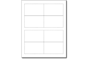 DESKTOP PUBLISHING SUPPLIES Small White Place Cards - Printable Tent Cards for Inkjet & Laser Printers - 200 Tent Cards