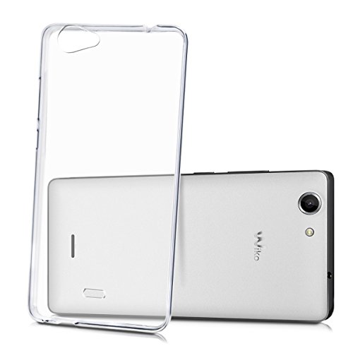 kwmobile Funda para Wiko Pulp Fab 4G  5 5   - Carcasa Protectora de  TPU  para m  vil - Cover  Trasero  en  Transparente 