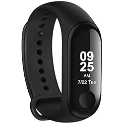 Xiaomi Mi Band 3 - Pulsera de actividad, Pantalla 0.78'' full OLED táctil, Notificaciones, Sumergible 50m, Mide calorías, pasos y sueño, Negro