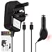 Produktbild IWIO PayPal Here Card Reader Schwarz Twin Power 1000 mAh Lade Pack 3 Pin UK-Energie-Wand Netz Home Office und KFZ-Ladegerät mit LED-Anzeige (CE & ROHS)