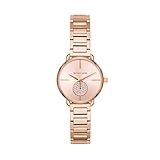 Michael Kors Damen Analog Quarz Uhr mit Edelstahl Armband MK3839