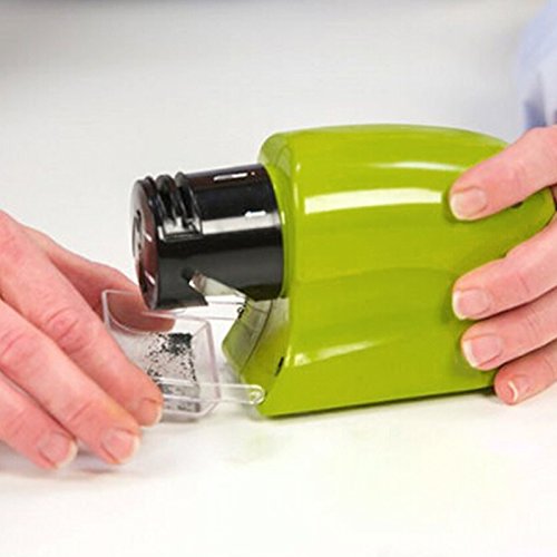 Multifunktionale Kitchen Elektrische Messerschärfer, Hohe Qualität Multifunktions-Home Kitchen Werkzeug Elektrische Schleifstifte Elektrische Messerschärfer für Küche Messer/Schere/Obst Messer. - 5