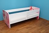 BEST FOR KIDS KINDERBETT MIT RAUSFALLSCHUTZ MIT SCHUBLADE UND MIT 10 CM MATRATZE TÜV ZERTIFIZIERT SUPER AUSWAHL 3 GRÖßEN VIELE DESIGNS - 6