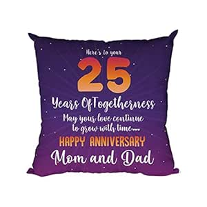 Buy Yaya Cafetm 24x24 Inches 25th For Mom Dad Cushion Cover