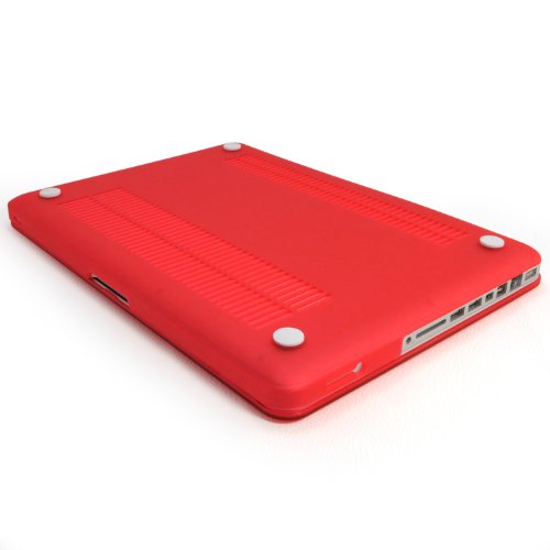 Incutex Notebookhülle für Apple Macbook Pro 13″ Zoll !!!Retina!!!, Hardcase, Schutzcase, Etui, Matt Rot - 3