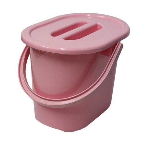 Junior Joy Nappy-Pail With Lid (Pink)
