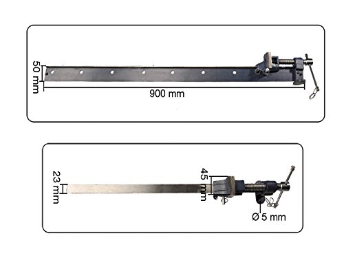2 Stück Fugzwingen 900 mm aus Gusseisen - 2