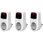 Akım Korumalı Reg&uuml;lat&ouml;r Priz - 4000W Y&uuml;ksek G&uuml;&ccedil;, D&uuml;ş&uuml;k Voltaj Koruması (150V-210V), Yıldırım ve &Ccedil;ocuk Emniyetli Voltaj Sabitl