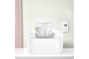 GIMOCOOL Wet Wipes Warmer, Baby Wipe Warmer, Baby Wipe Heater, Wet Tissue Storage Box With USB Adapter, Baby Wet Tissue Warmer Health Care Accessories, White
