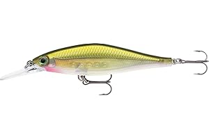 Rapala - Leurre de Pêche Shadow Rap Shad Deep - Matériel de Pêche en Balsa - Leurre Pêche en Eau Douce - Fabriqué en Estonie - Prof de Nage 1.5 - 1.8 m - Taille 9 cm / 12 g - Olive Green