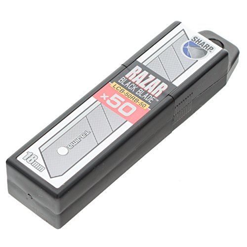 Tajima Razar Black 18 mm Klingen, Box mit 50, 1 Stück, TAJ-10312 - 4