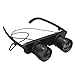Price comparison product image SODIAL(R)Schwarz 3x28 Brille Vergroesserungsglas Lupenbrille Brillenlupe Glaeser Stil Angel Reise Fernglas Theater Lup Fisch Optics Fernglas Teleskop Opera Theater Spiel
