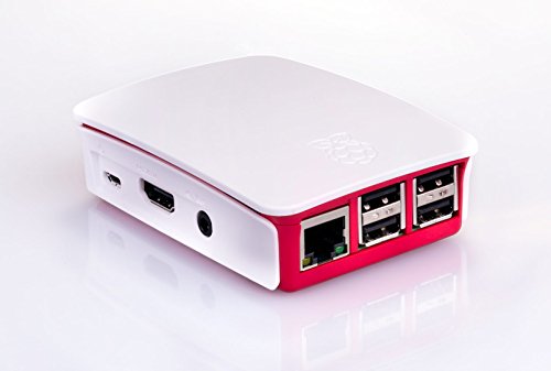 Raspberry 9098132 - Caja de Ordenador  Color Rojo y Blanco