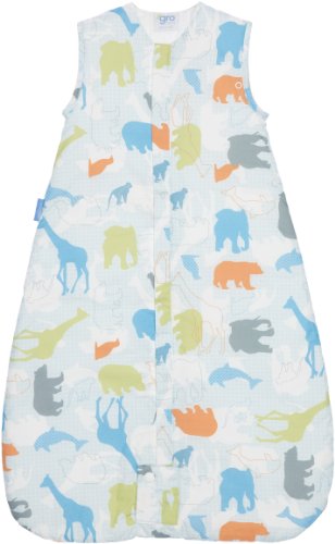 Gro Grobag Safari So Good 1.0 Tog Baby Sleep Bag (0-6 Months)