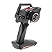 Produktbild Pudincoco 2.4G 2CH Sender Fernbedienung Radio Ersatzteile für RC Auto 1/12 Wltoys 12428/12423 4WD Crawler Rechtshänder Modus (Schwarz)