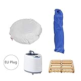 【HOCHWERTIGE MATERIALIEN】Dieses mobile Saunazubehör besteht aus hochwertigem wasserdichtem und dickem Stoff, der hautfreundlich, wasserdicht und antibakteriell ist.