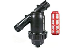 Suinga. Filtro a Maglia 1 1/4" per Tubo da 40 mm. Utilizzato nelle installazioni di irrigazione e nell'IRRIGAZIONE a Goccia. Filettatura Maschio 1 1/4".