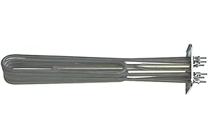 ZANUSSI Elframo Radiateur lave vaisselle C66, C44, D80, D40, D30, 120, 160, D120 9800W Fixation Bride 4 trous 2 manchons thermostats