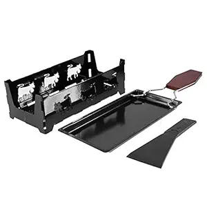 Portable with Wooden Handle Raclette Set, Baking Tray, for Home for Making Cheese