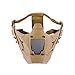 Produktbild 1T Taktische Half Gesichtsschutz Maske FAST Helm Maske (Braun)