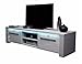 Produktbild TV Schrank Lowboard Sideboard CONOY mit LED (Weiß Matt / Weiß Hochglanz)