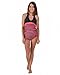 The Essential One - Stripe Maternity Swimsuit - Coral Navy - 14 - EOM127