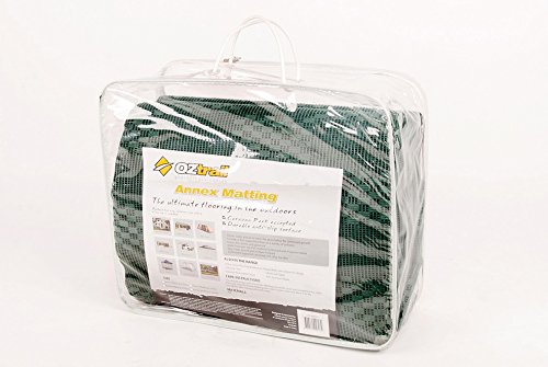 Oztrail - Annex Matting 2.5x6m carpet for your campsite (CTA-AM06-D) Inter-Locking Floor Mats, Breathable Easy Lock Floor Tiles, Interlocking floor camping garen caravan awning mats