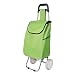 Produktbild STC Einkaufswagen Warenkorb Warenkorb Kleine Pull Carts Faltbare Trolley Car Kleine Trailer Home Bequem (Farbe : Grün, größe : B)