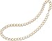 Produktbild 70s Jahre Disco Kostüm Party Zubehör Gangster Gangster 24 " Gold Schwerlast Kette