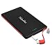 Produktbild NebulAcc 5000mAh Powerbank mit integriertem Kabel Lightning & USB-C Adapter Ultra Slim Portable Ladegerät für iPhone Samsung Galaxy Huawei OnePlus und weitere Geräte