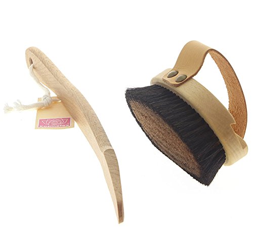 Klosterbürste, Body ionic, Kosmetex Energie Massagebürste Rückenbürste am abnehmbaren Stiel für Trockenmassage - 3